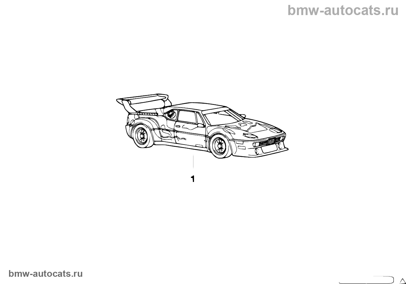 Миниатюрная модель BMW 1:18 "Art Car"
