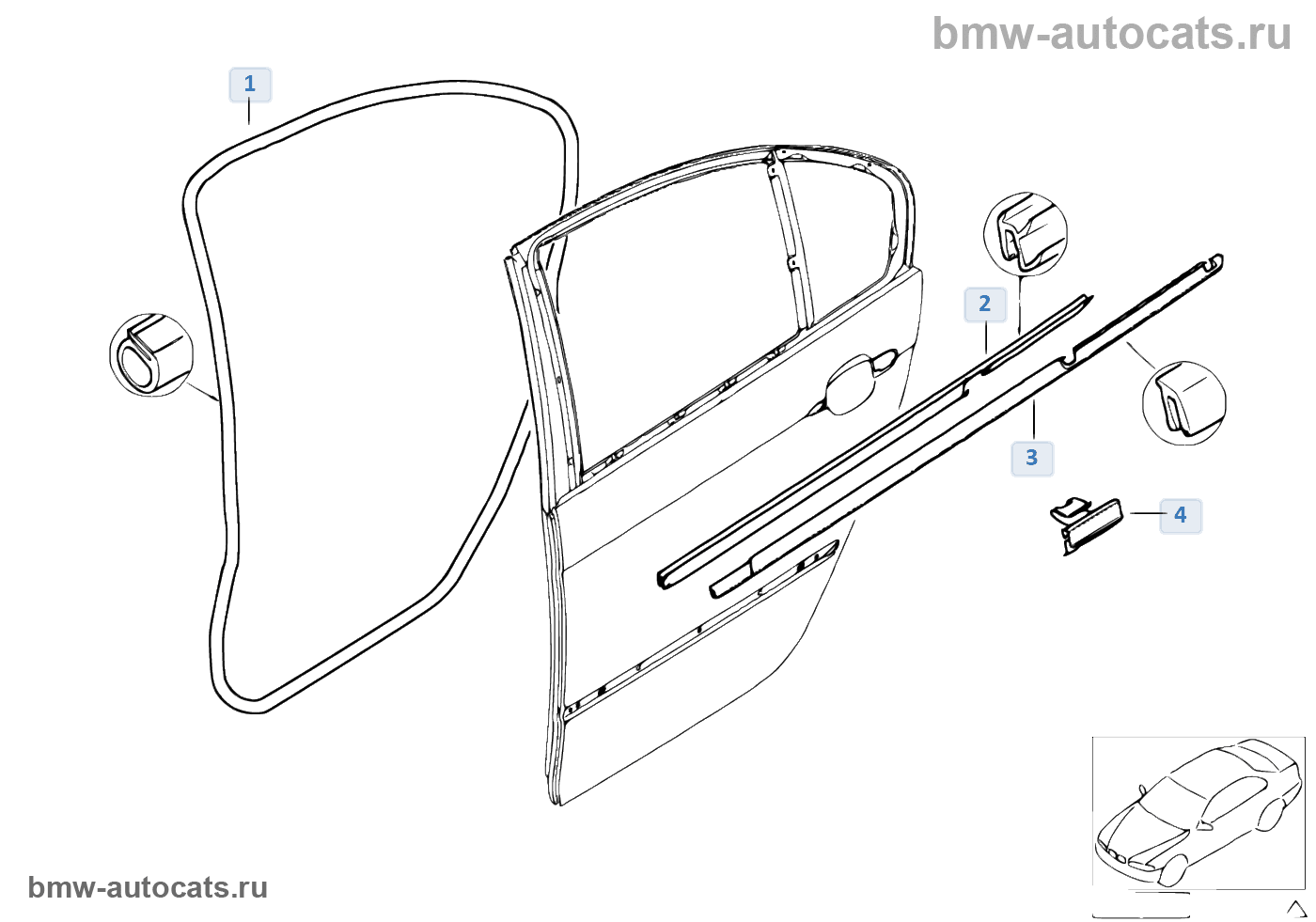 Уплотнитель Двери Бмв Е60 Купить