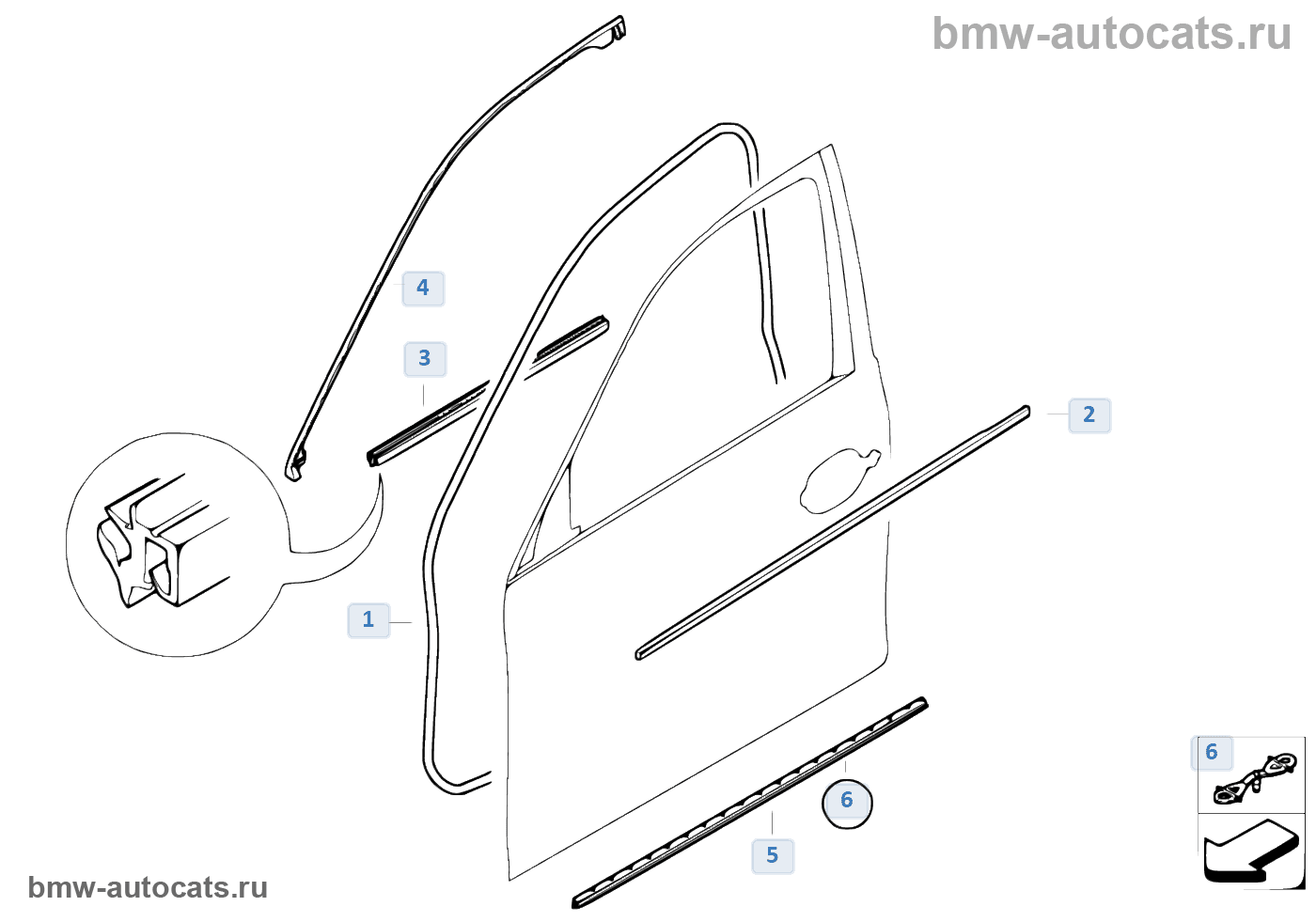 Уплотнитель Двери Бмв Е60 Купить