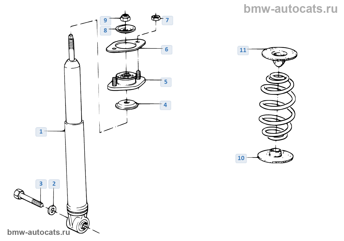 Купить Амортизатор Бмв Е36