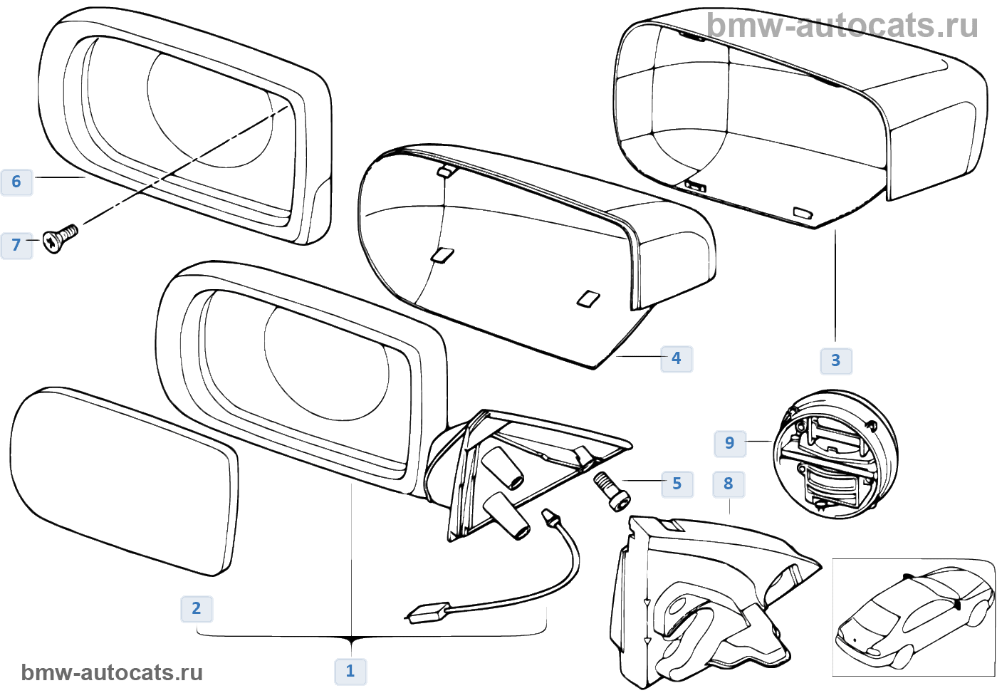 Купить М Зеркала Бмв Е39