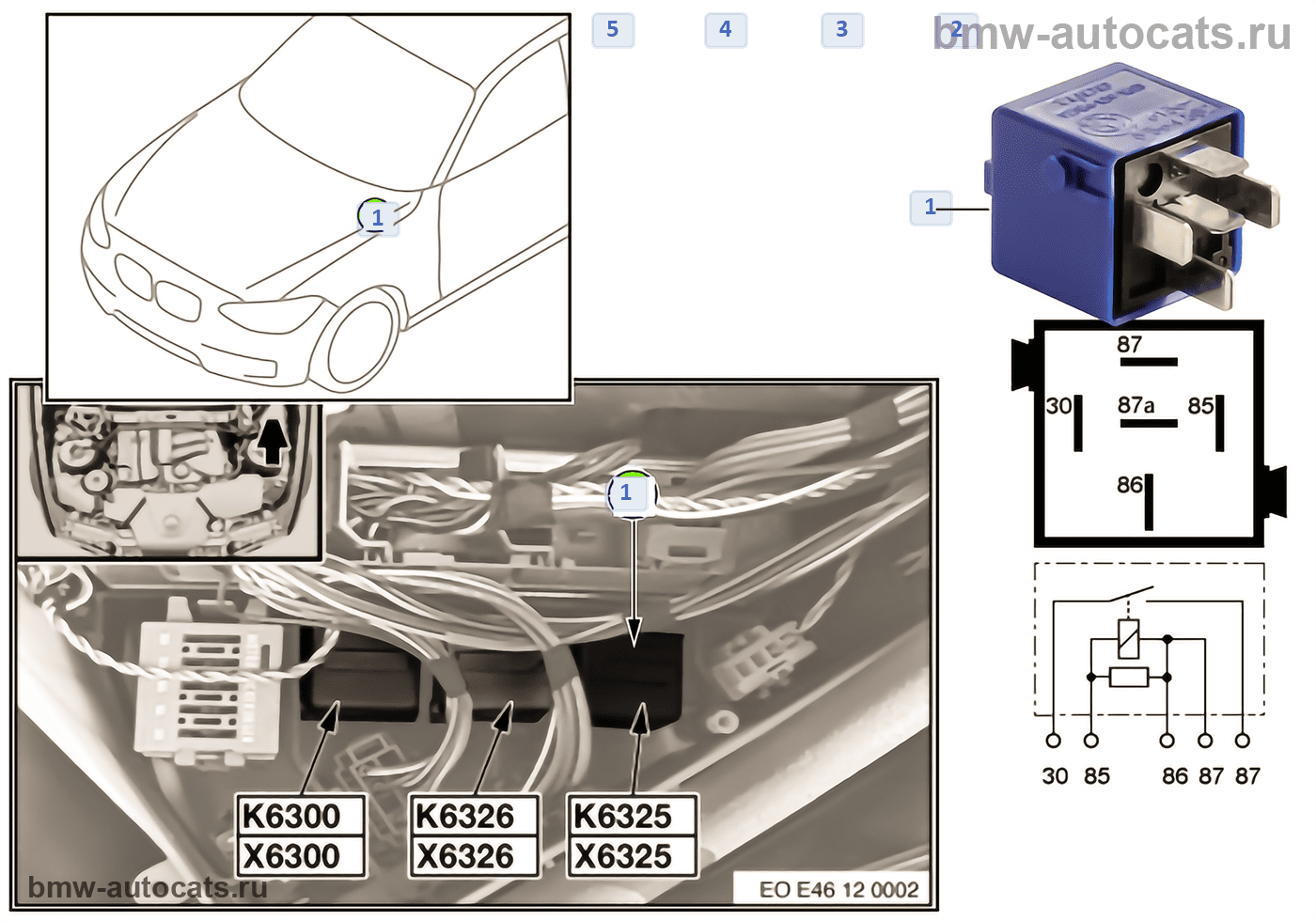 реле указателя поворота VAG 191953227A - Audi 80 (B4), 2,6 л, 1995 года поломка 