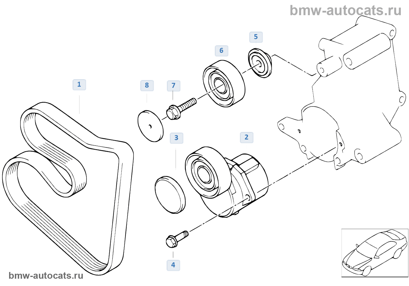 Схема ремня генератора бмв. Ременный привод водяной помпы генератора. Привод ремня генератора БМВ 521. Ременный привод водяной помпы/генератора m57. Ременный привод водяной помпы/генератора BMW e39 530i m54.