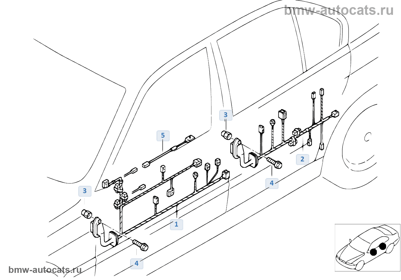 Личинка Двери Бмв Е39 Купить