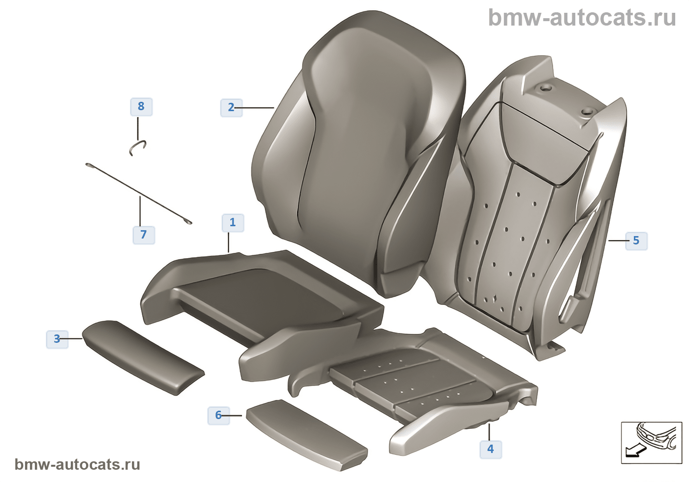 Bmw G20 Диван Сиденье Заднее Купить