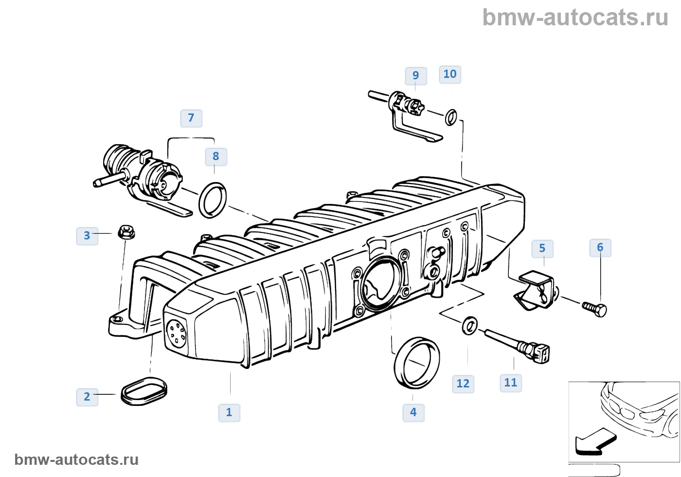 0 схема. Гайки крепления систем впуска топлива, воздуха и выпуска ог. 9. Система впускного коллектора passat 1. Впускной тракт рено дастер.